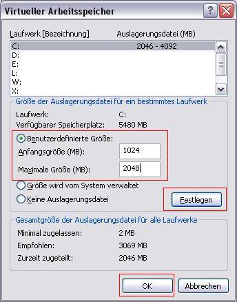768MB minimum
